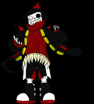 Evil_ Sans_ Character_ Art PNG image with transparent background