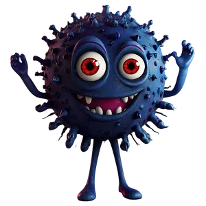 Evil Virus Cartoon Character Png 11 PNG Image