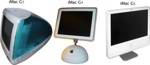 Imac History - Imac G3 G4 G5, HD Png Download PNG