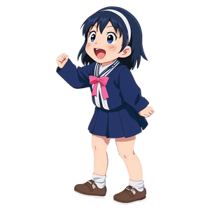 Excited Anime Character PNG mek98 PNG