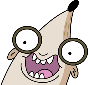 Rigby Png -excited Rigby - Rigby Excited, Transparent Png PNG image with transparent background