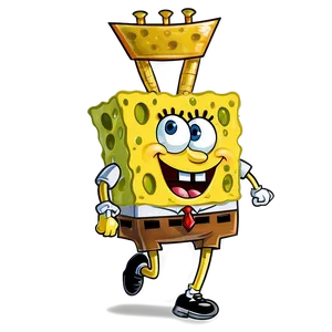 Excited Spongebob Running Png Lik46 PNG Image