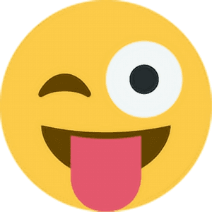 Happy Tongueout Tongue Emoji - Stuck Out Tongue Winking Eye Emoji, HD Png Download PNG image with transparent background