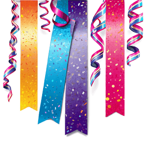 Exciting Celebration Streamers PNG ydb10 PNG image with transparent background