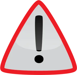 Exclamation Mark Traffic Sign PNG Image