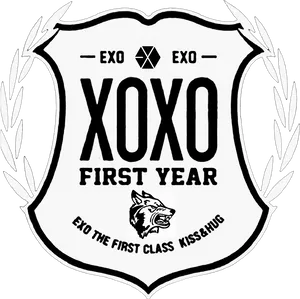 Exo First Year Crest Logo PNG Image