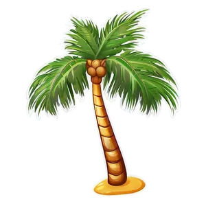 Exotic Palm Tree Emoji Png Usq40 PNG Image