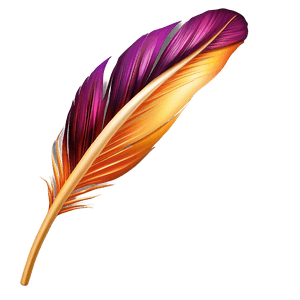 Exotic Tropical Feather PNG ien71 PNG image with transparent background