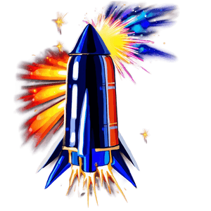 Exploding Firework Rocket PNG 06212024 PNG