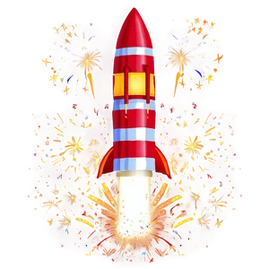 Exploding Firework Rocket Png Fyj PNG Image