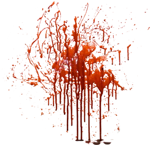 Explosive Red Splatter PNG Image