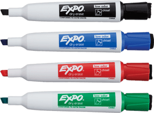Magnetic Expo Dry Erase Markers, HD Png Download PNG