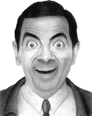Mr Bean Png - Mr Bean Face Sketch, Transparent Png PNG image with transparent background