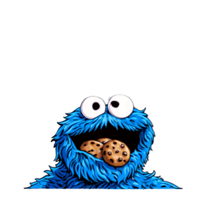 Expressive Cookie Monster PNG bod77 PNG image with transparent background