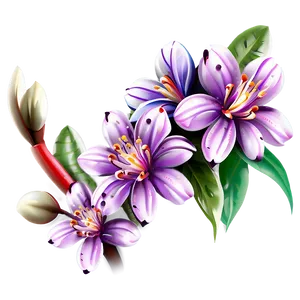 Exquisite Corner Flower Detail Png 13 PNG Image