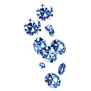 Exquisite Falling Diamonds Png Obc PNG Image