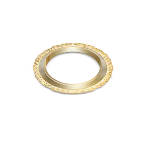 Exquisite Gold Circle Border Png Vwj7 PNG Image