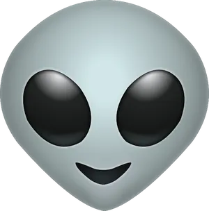 Extraterrestrial Smiley Emoji PNG Image