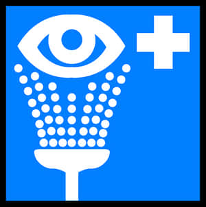 Eye_ Examination_ Symbol_ Blue_ Background PNG image with transparent background