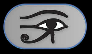 Eye_of_ Horus_ Symbol_ Egyptian_ Icon PNG with transparent background