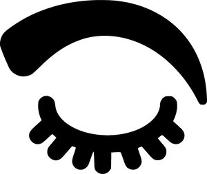 Eyebrowand Eyelashes Icon PNG image with transparent background