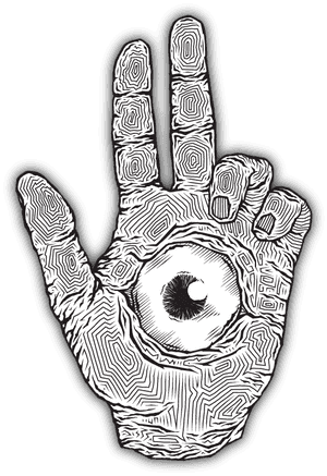 Eyein Palm Illustration PNG image with transparent background
