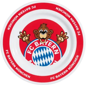 F C Bayern Munich Plate Design PNG Image