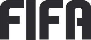 F I F A Logo Blackand White PNG Image