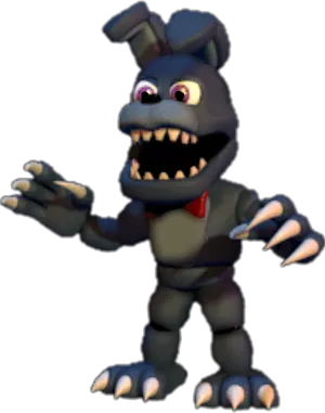 F N A F_ Bonnie_ Animatronic PNG Image