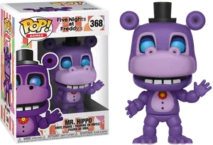 F N A F Mr Hippo Funko Pop PNG Image