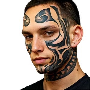 Face Tattoo A PNG Image