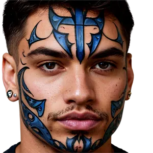 Face Tattoo B PNG Image