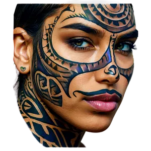 Face Tattoo C PNG Image