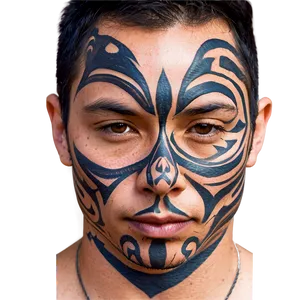 Face Tattoo Design Png Qgh PNG Image