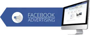 Facebook Advertising Banner PNG Image