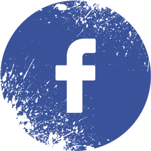 Facebook Icon Distressed Texture PNG image with transparent background