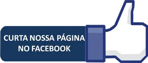 Facebook Like Button Brazilian Portuguese PNG Image