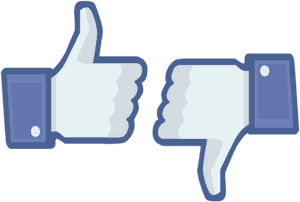 Facebook Like Dislike Icons PNG image with transparent background