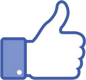Facebook Like Icon PNG image with transparent background