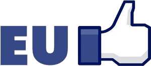 Facebook Like Logo PNG image with transparent background