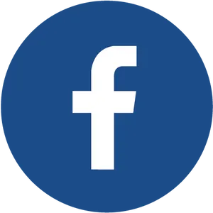 Facebook Logo Blue Circle Transparent Background PNG Image