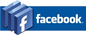 Facebook Logo3 D Effect PNG Image