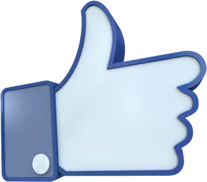 Facebook Thumb Up Icon PNG Image