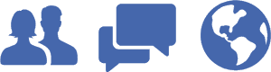 Facebook User Interaction Icons PNG image with transparent background