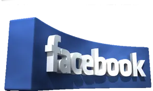 Facebook3 D Logo Transparent Background PNG Image