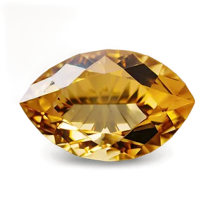 Faceted Citrine Jewel Png Ldt52 PNG Image