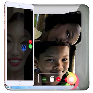 Facetime Call On Ipad Screen Png Auv PNG Image