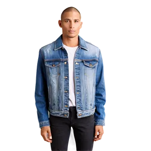 Faded Blue Jean Jacket Png Ipd PNG Image