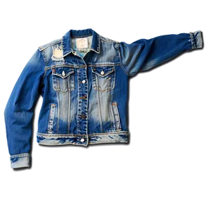 Faded Blue Jean Jacket Png Vbt44 PNG Image