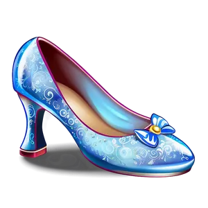 Fairy Tale Glass Slipper Illustration Png 06132024 PNG Image